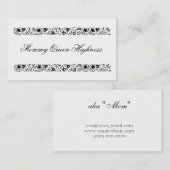 Carte de profil d'altesse de la Reine de maman ! (Devant / Derrière)