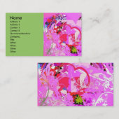 Carte de profil d'amour pop (Devant / Derrière)