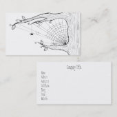 Carte de profil d'arbre d'araignée (Devant / Derrière)
