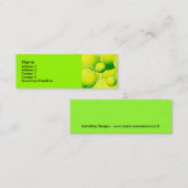 Carte de profil de balles de tennis (Devant / Derrière)