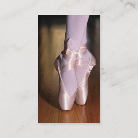 Carte de profil de ballet - Deux côtés (Dos)