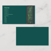 Carte de profil de bande de film de forêt verte (Devant / Derrière)