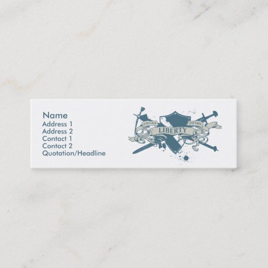 Carte de profil de bouclier de déesse (Devant)