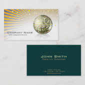 Carte de profil de boule de disco (Devant / Derrière)