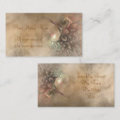 Carte de profil de bouquet de fractale (Devant / Derrière)