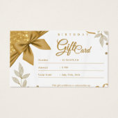 Carte de profil de cadeau d'anniversaire (Devant)