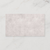 Carte de profil de carte d'appel vintage Sparrow (Dos)