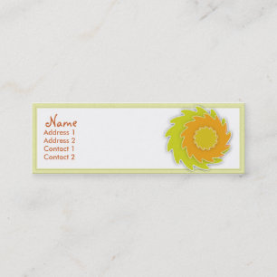 Carte de profil de carthame