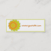 Carte de profil de carthame (Dos)