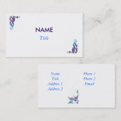 Carte de profil de concepteur (Devant / Derrière)