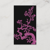 Carte de profil de conception de Chinois - rose (Dos)