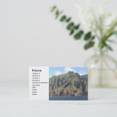 Carte de profil de côte de Napali (Debout devant)