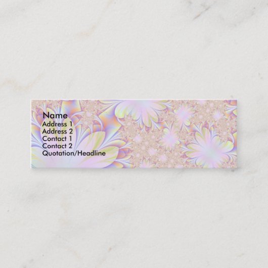 Carte de profil de Daisey de fractale (Devant)