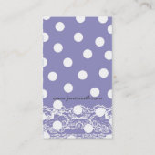 Carte de profil de dentelle de la dentelle du livr (Dos)