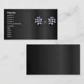 Carte de profil de drapeau de course (Devant / Derrière)