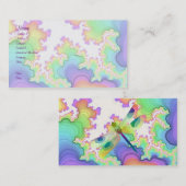 Carte de profil de fractales de libellule (Devant / Derrière)