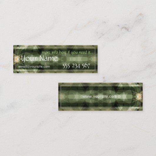 Carte de profil de Fragmente (Devant / Derrière)