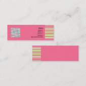 Carte de profil de fraise et de kiwi (Devant / Derrière)