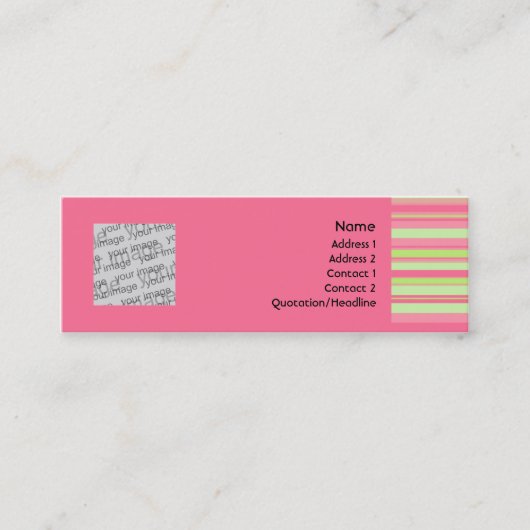 Carte de profil de fraise et de kiwi (Devant)