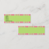 Carte de profil de fraise et de kiwi (Devant / Derrière)