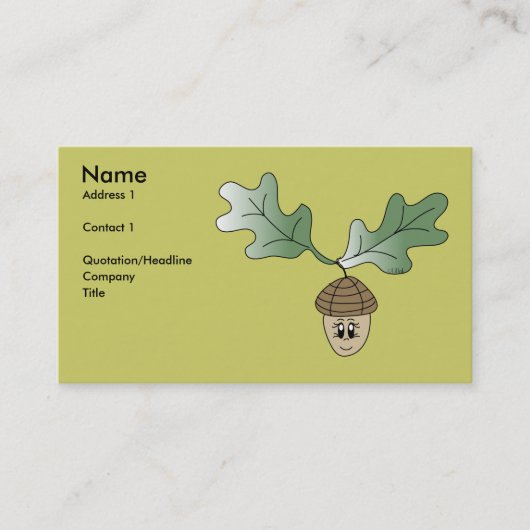 Carte de profil de gland (Devant)