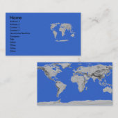 Carte de profil de globe (Devant / Derrière)