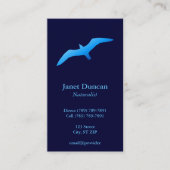 Carte de profil de goéland volant (Devant)