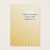 Carte de profil de la Journée internationale de la (Dos)