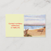 Carte de profil "de lapin de plage" (Dos)