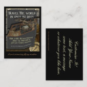 Carte de profil de machine de vol de Steampunk (Devant / Derrière)