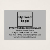 Carte de profil de marque commerciale sur rectangl (Devant)