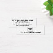 Carte de profil de marque d'entreprise sur mini-ca (Bureau)