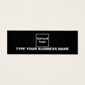 Carte de profil de marque d'entreprise sur Mini no (Dos)