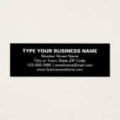 Carte de profil de marque d'entreprise sur Mini no (Devant)