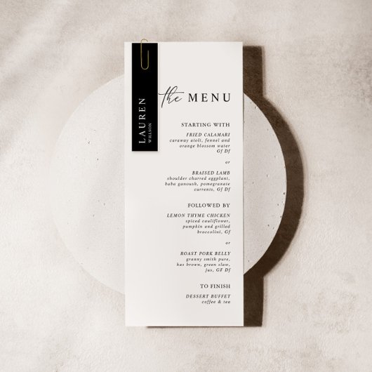 Carte de profil de mini-invité de la réception noi