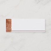 Carte de profil de montagne (Dos)