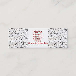 Carte de profil de musique