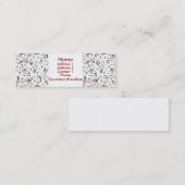 Carte de profil de musique (Devant / Derrière)