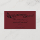 Carte de profil de musique (Dos)