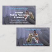 Carte de profil de Natif américain (Devant / Derrière)