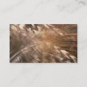 Carte de profil de plumes (Dos)