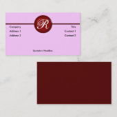 Carte de profil de point rouge (Devant / Derrière)