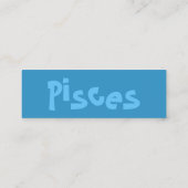 Carte de profil de Poissons (Dos)