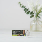 Carte de profil de professeur/amant de yoga (Debout devant)