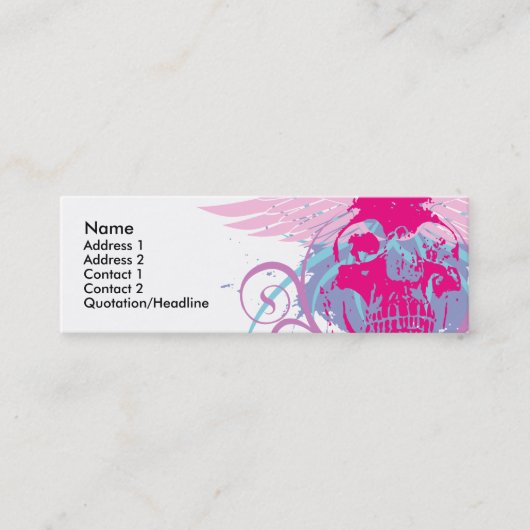 Carte de profil de Rock=Life "mini Trendskull" (Devant)