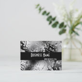 Carte de profil de style noir et blanc cassé (3) (Debout devant)