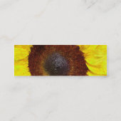 Carte de profil de tournesol (Dos)