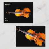 Carte de profil de violon/alto par Leslie Harlow (Devant / Derrière)
