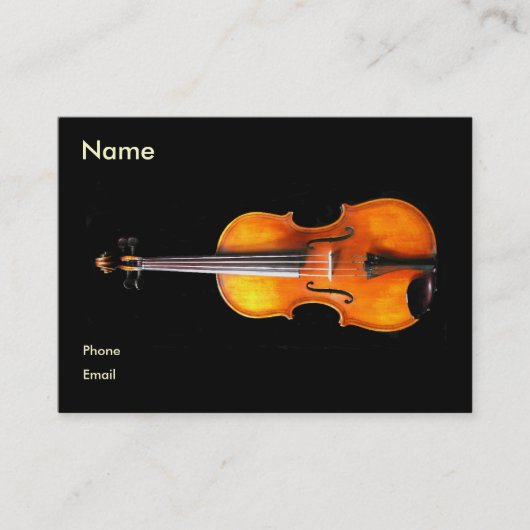 Carte de profil de violon/alto par Leslie Harlow (Devant)