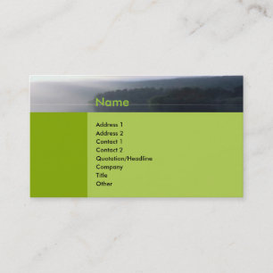 Carte de profil de zen